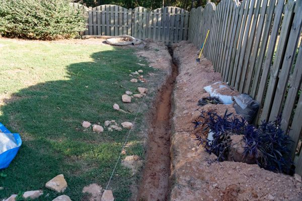 Trench Drain Installation in Greenwood