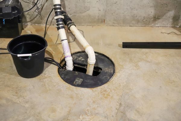 Basement Drainage Installation in Greenwood