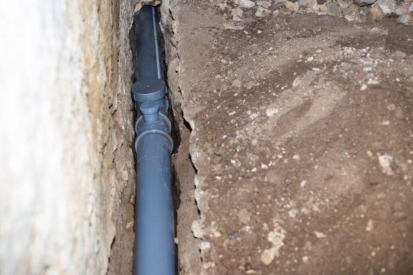 Drain Line Installation in Greenwood
