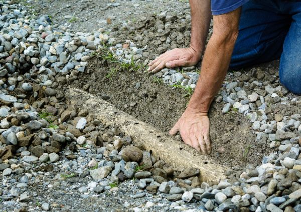 French Ditch Installation in Greenwood