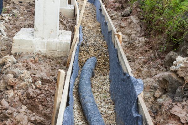 French Drain Installation in Greenwood